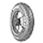 GOLABROS MRF Zapper-Y 100/90-18 56P Tube-Type Bike Tyre, Rear