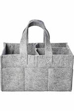 GREENSHEEP Felt Diaper Caddy Organiser Bag for Mother and Baby Wipes.