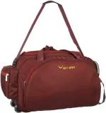 FEDRA Red Polyester Strolley Duffel Bag - 60 L
