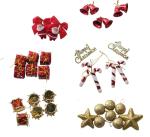 LailioLive 37 PC Mix Christmas Tree Hanging Ornaments (Size approx 2 cm, Multicolor)