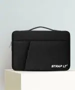 Straplt Black Nylon Laptop Bag Sleeve