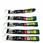 AJS Buddhists Keychain Black Small Keychain with Ring to Hold your Car, Bike, Home Keys (Pack of -5)
