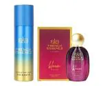 1 FRENCH ESSENCE ENCHANTE DEODORANT 150ML + 1 FRENCH ESSENCE LUXURY BLOOM PERFUME (FOR WOMEN) 30ML
