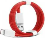 Mifkrt Red, White 65 W Dart Vooc Dash Usb Type C Charging Cable 1 M Usb Type C Cable For All Vivo, Oppo, Samsung, Gionee, Mi, Vivo, One Plus And Boat