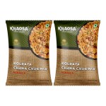 KHAOSA | Kolkata Chana Chur Mix | 400Gm | Authentic Spicy Snack Mix from Kolkata | Crunchy Gram Flour Namkeen | Gourmet Exotic Snack | Gluten-Free & Vegan Chana Chur Mix | Nutritious & Flavorful