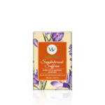 WISE & SECRETS Sandalwood & Saffron Facial Bar Soap - 100g, Handcrafted for Radiant Skin