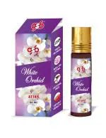 GSB White Orchid Pure Natural Attar/Itra/Perfume Roll On | Alcohol Free | Long Lasting | Undiluted | Unisex