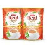 Rungta's Real Gold Assam Black Tea - 2 Kg | Strong & Fresh Kadak Chai | India Best Blended Leaf Tea | OFFER Pouch Pack of 2 X 1KG