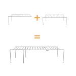 VIVID LIVING Expandable Storage Shelves for Kitchen Cabinets
