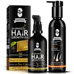 Muuchstac Hair Care Kit - Ayurvedic Hair Growth Oil (100 ml) with Herbal Shampoo (200 ml)