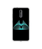 Casotec Mesh Shape Glitter Design Printed Silicon Soft TPU Back Case Cover for Nokia 3.2