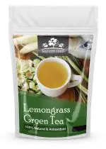 NATURE YARD Pure organic Lemon grass Herbal green Tea Leaves 100gm Best for Weight Management Whole Leaf Loose Tea