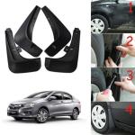 Oshotto Mud Flap (O.E.M Type) Compatible with Honda Honda City IVTEC 2010,2011,2012,2013,2014(Set of 4)