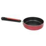 Kitchen Chef Red Aluminium Induction And Gas Stove Compatible Non Stick Frying Pan 16 cm 0.70 ltr