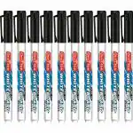 SONI OFFICE MATE Fine Tip Whiteboard Marker (Set of 10, Black)
