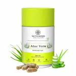 NUTRI HERBS Premium Aloe Vera Capsules - Natural Digestive Support and Skin Health ( 60 Capsule Pack of 1)