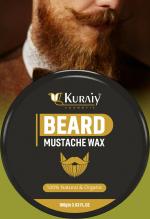 KURAIY 100% Incredible Man Hair & Beard Wax | Strong Hold Hair Styling Wax for Men Hair Wax (100 g)