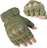 Zaysoo Black Cotton Riding Gloves For Men And Women