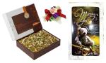 Feastive Celebrations Bikanervala Dry Fruit Panjeeri, Flower Spray And Miss You Card, 600 Gm