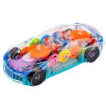 Mezire 3D Gear Simulation Transparent Concept Racing Car With Light & Music (Age 3+)