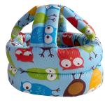 Liltoes Owl Print Blue Baby Safety Helmet