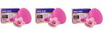Optima Naturals Rose Soap Bar with Coconut Oil, Moisturize Skin, Reduce Acne & Blackheads, Deep Cleansing Handmade Soap for Body, Face, Nourish Skin, All Skin Type, Paraben & SLS Free 270g (90g X 3)