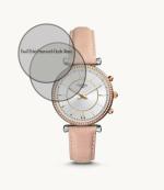 Spnrs Transparent Edge To Edge Screen Guard for Fossil Hybrid Smartwatch Charlie 36Mm (Pack of 2)