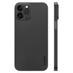 Memumi Slim Series Ultra Thin 0.3mm Back Cover Case for Apple iPhone 12 Pro Fingerprint and Scratch Resistant (Black)