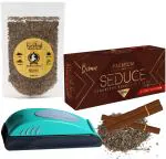 Royal Swag Combo Pack Manual Cigarette Rolling Machine With Cigarette Tube 200 count And Premiun Herbal Mixture 30 gram