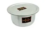 Sonanshi Silver Aluminium Bhagona With Lid 1.5 L