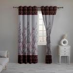 Geetanjali Btt 3D Printed 213Cm Long Crush Polycotton Door Curtains Pack Of 2