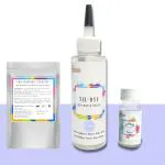 Kadam Skin Friendly Tie Dye Bottle, Dye Activator - Color Fixative Included, Cold Fabric Dye Colors (No T-Shirt, Tie Dye Bottle Periwinkle) Periwinkle Tie D