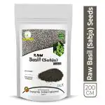 Sapients Premium Raw Authentic Basil Seed / Sabja/ Tukmaria Seed ( 200GM)