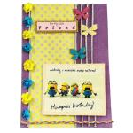 Natal Crafts Handmade Happy Birthday Greeting Card - for Best friend/Friends - Customize it with a message and a photo (Friends Birthday)