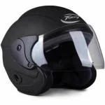 Fuery Half Face Nano Pro ( Black ) Motorbike Helmet  (Black)