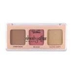 Glam21 Cheeky Affair 3-In-1 Face Palette with Blush, Contour & Highlighter | Sunset-8.6g