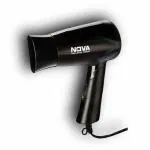 Nova NHP 8100 Silky Shine 1200 Watts Hot and Cold Foldable Hair Dryer- Black