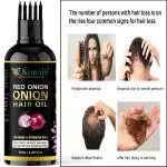 KURAIY Human Herbal Onion Hair Oil For 10X Faster Hair Growth (50 ml ) & (MEN & WOMEN)