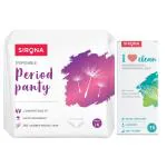 Sirona Disposable Period Panties (L-XL) 5s with Sanitary Disposal Bags 15s