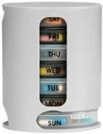 Pearl White Daily Pill Pro Organizer Pill Box