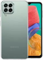 COVERBLACK Rubber Back Cover Compatible model for SAMSUNG Galaxy M33 (5G) - Transparent