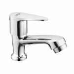 LIPKA Lava Pillar Cock Brass Faucet For washbasin with Chrome Finish Faucet/Tap