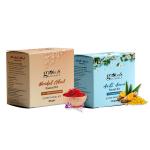 Globus Naturals Facial Kit Combo-Skin Lightening Bridal Glow & Oil Control Anti Acne Facial Kit, For All Skin Types