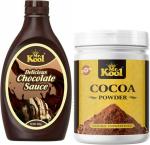 Mr.Kool Cocoa Powder 400g Jar| Chocolate Syrup 450gm| 850gm combo