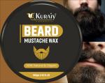 KURAIY 100 % Pure BEARD & MOUSTACHE WAX - MAXIMUM HOLD Hair Wax (100 g)