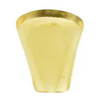 pujaNpujari Round Design Plain Brass Abhishekam Plate Patra for God Idols (Length : 33 Cms) Decorative Showpiece - 8 cm (Brass, Gold)