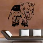 Decor Villa Wall Sticker ( Mordan elephent ,Surface Covering Area 24 x 23 Inch)