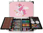 EarthVibes 145 Pcs Professional Deluxe Art Set, Drawing Kit with Colored Pencils, Markers