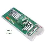 HANBON 651101 MIRROR BALL POINT S2 HEX KEY LONG Allen Key Set