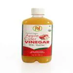 NatureVit Certified Organic Apple Cider Vinegar with Mother, 5000 ml [ 500 ml x 10 Bottles ]